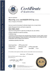 Certyfikat ISO 9001:2015 - powiększ